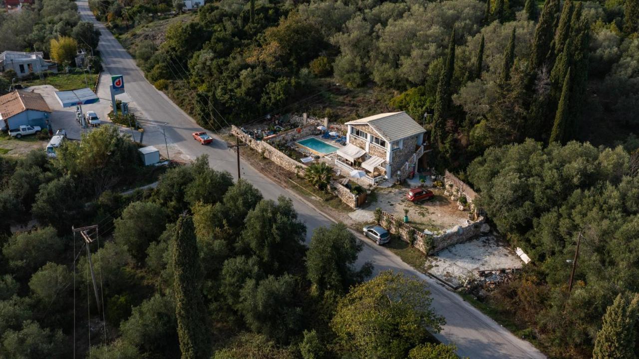 Stelios Stone House Sinarades Βίλα Κουραμάδες Εξωτερικό φωτογραφία